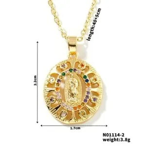 Authentic Whispers of Guadalupe's Blessing: A Multicolored Guardian of Faith