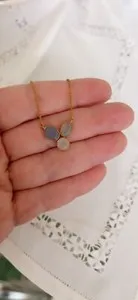 Authentic Celestial Blossom Amulet – 925 Silver Necklace Encrusted with Gold‑Plated Floral Gemstones