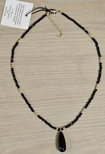 Authentic The Obsidian Guardian: Shivam Onyx and Crystal Gold-Plated Talisman
