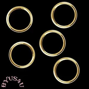 Authentic JUMP RING OPEN CONNECTOR 18 gauge 12mm or 9mm choice of plating