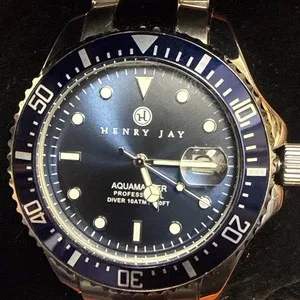Authentic The Aquamaster: Celestial Tide-Keeper in Gold and Azure