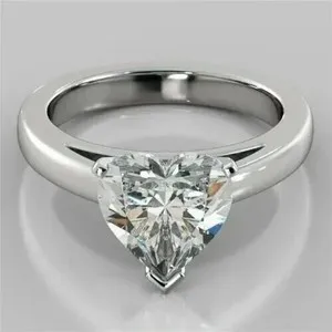 Authentic The Eternal Luminescence Heart Cut Diamond Ring in Radiant Gold Finish