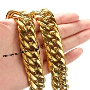 Authentic The Sovereign Gold-Plated Cuban Link: An Emblem of Unbroken Strength