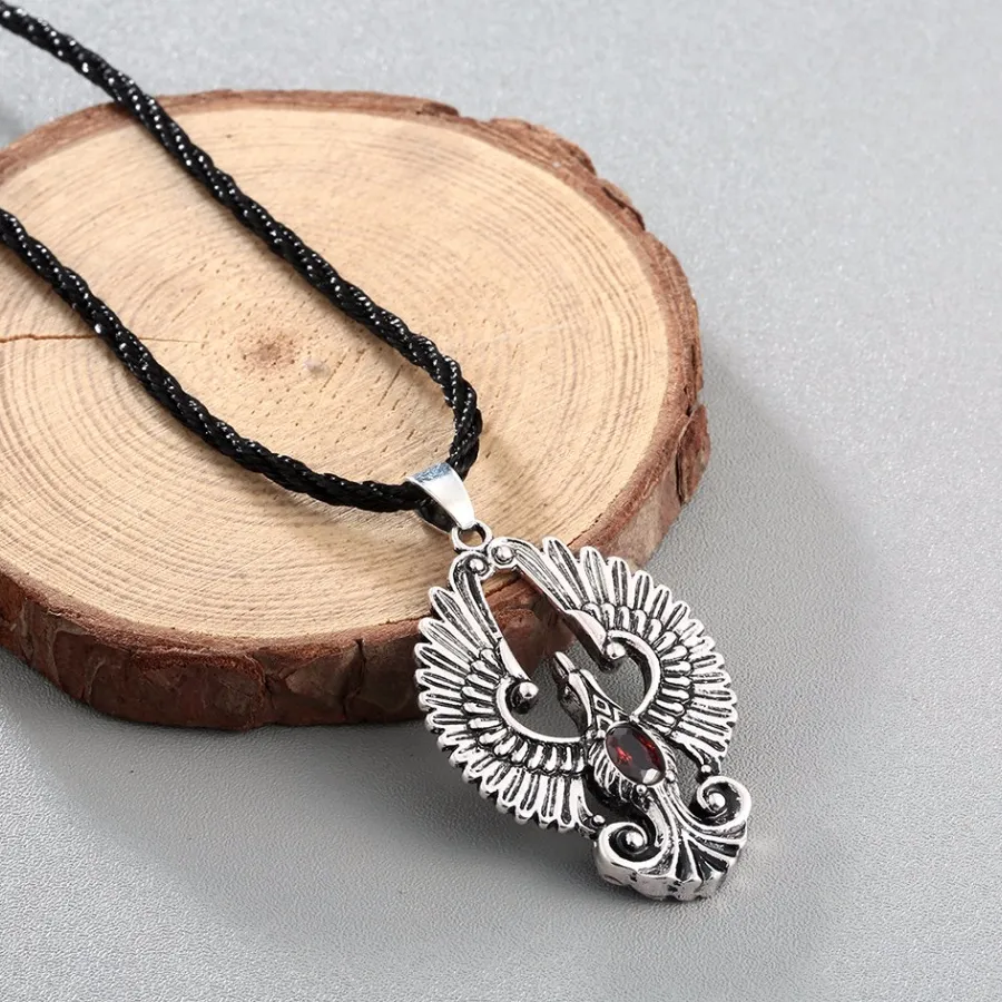 Authentic The Immortal Phoenix Awakening: Sacred Bird of Rebirth Pendant