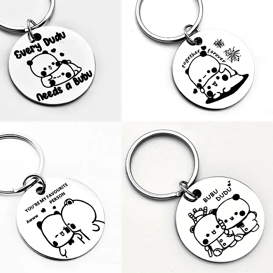 Authentic Bubu Dudu Love Bear Keychain A Golden Talisman Of Devotion And Tender Harmony