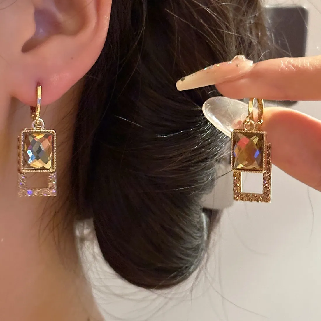 Authentic Radiant Luminary Zircon Gold Drop Talisman