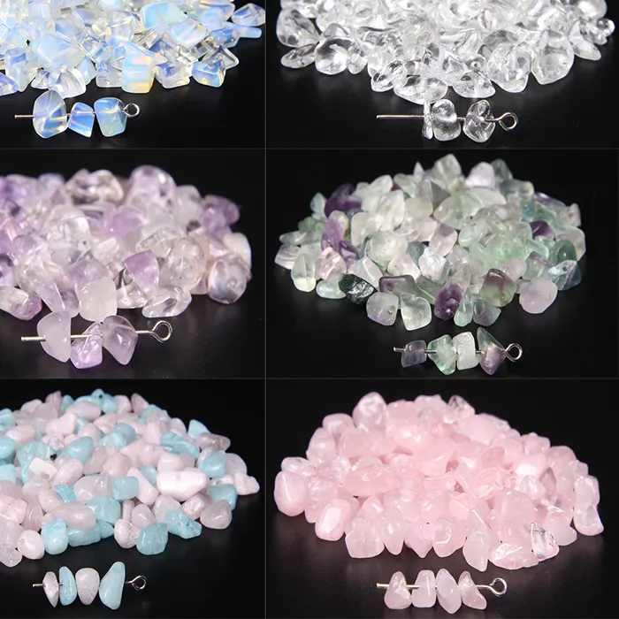 Authentic Natural Gem Irregular Rose Quartzs Chip Stone Beads For Jewelry Making 5-8mm Freeform Beads DIY Bracelet Necklace 15.5" Strand