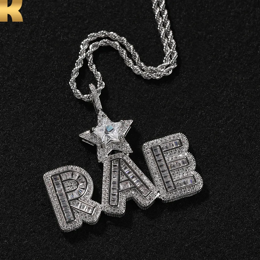 Authentic Starlight Serenade: Personalized Initial Letter Pendant