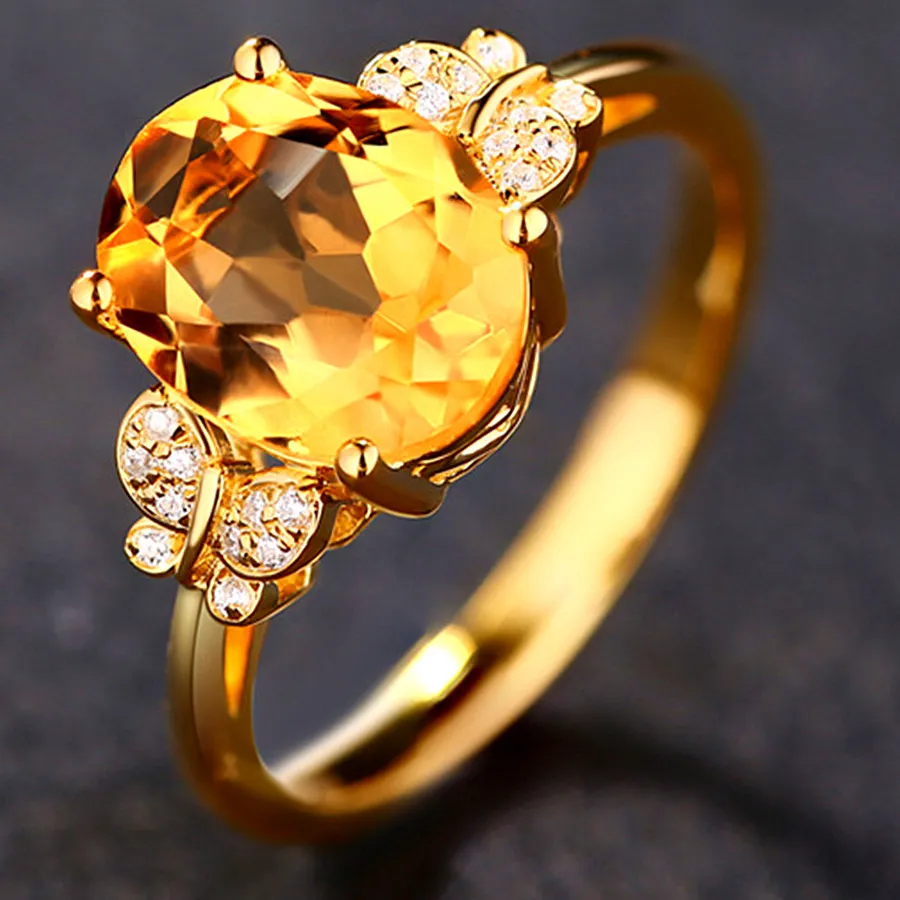 Authentic The Golden Papilion Ring of Solar Abundance