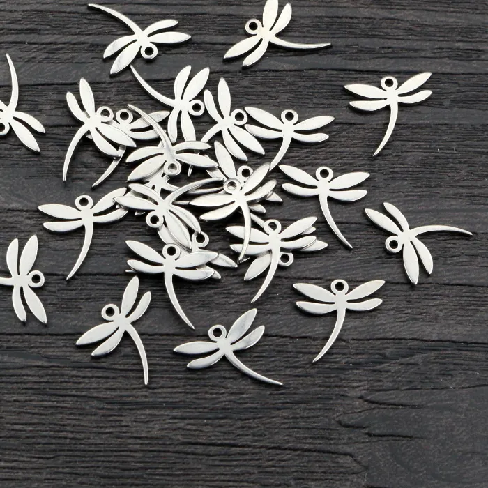 Authentic 30pcs 14x15mm Dragonfly Charms 316 No Fade Cute Bracelet Necklace Pendant Charms DIY Jewelry Making Findings