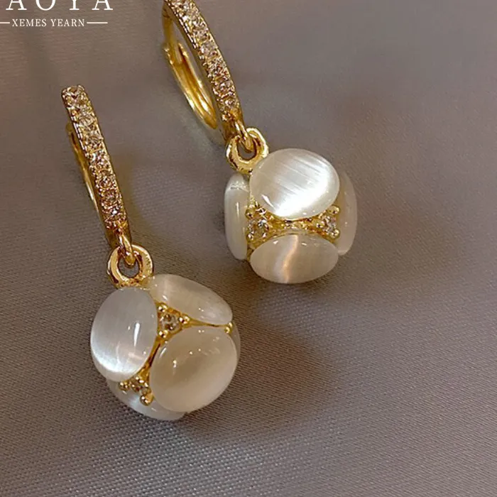 Authentic Celestial Gaze Orb Dangle Earrings