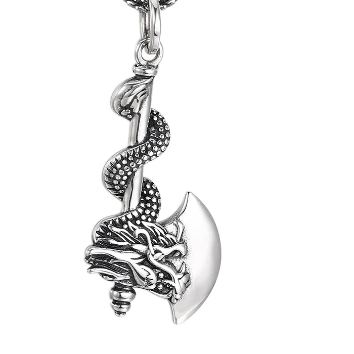 Authentic Shield of the Ancients: Dragon's Axe Amulet of Valor