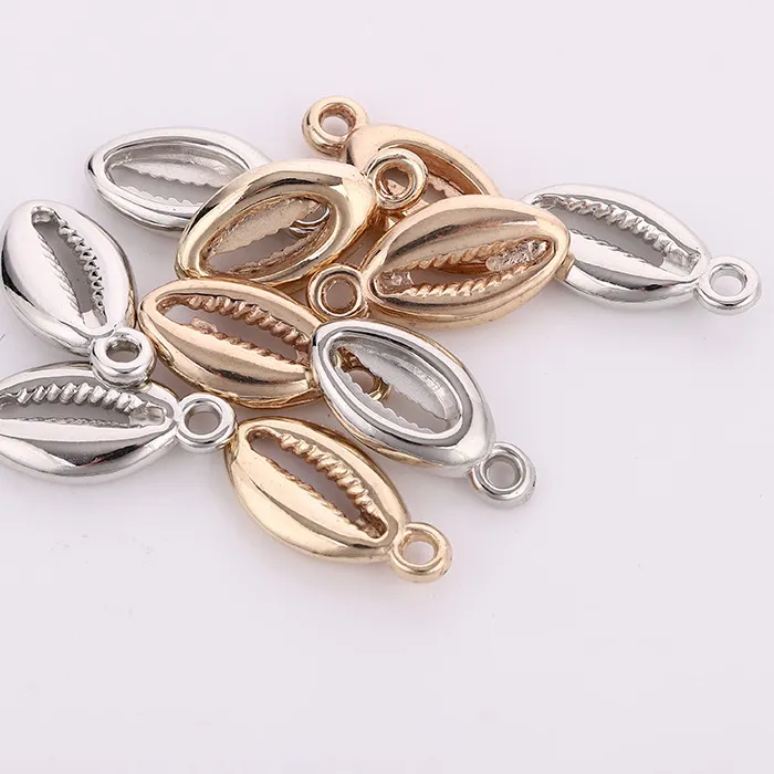 Authentic 50Pcs Seashell Charms Bohemian Cowrie Conch Shells 10X18Mm Ccb Beads Pendant Charms For Diy Necklace Bracelet Jewelry Making