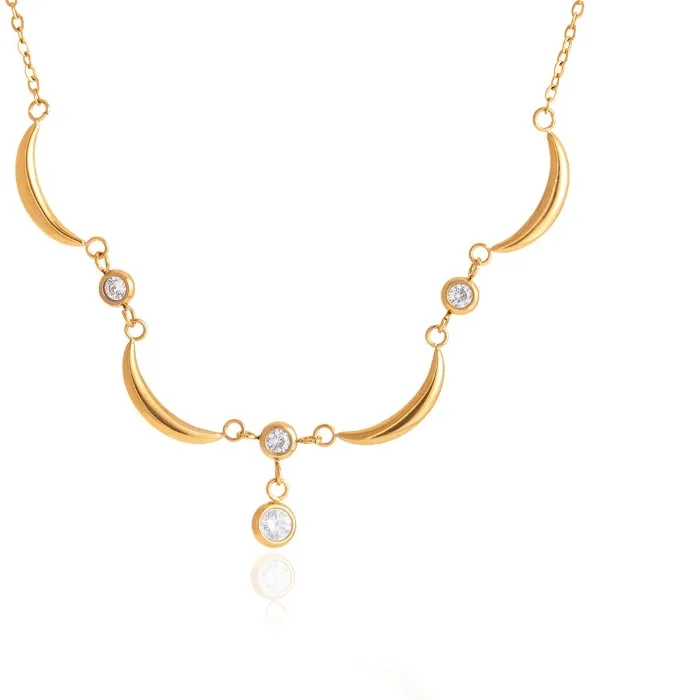Authentic Celestial Lunar Radiance: The Gilded Moon Amulet
