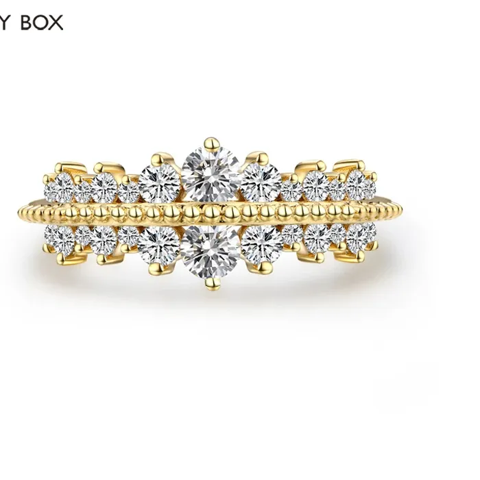 Authentic The Celestial Milgrain Moissanite Heirloom Band