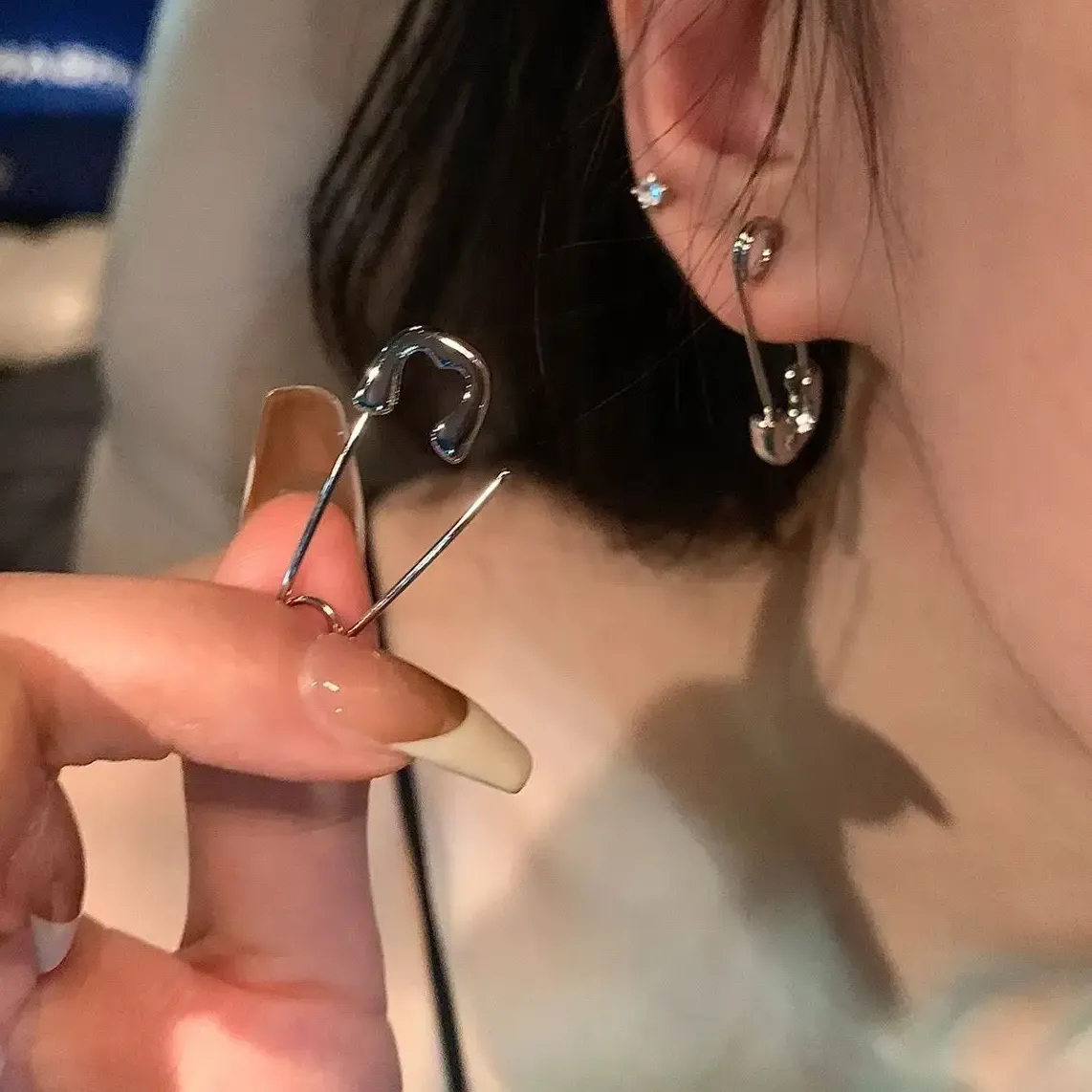 Authentic The Golden Seal Lever Back Earrings