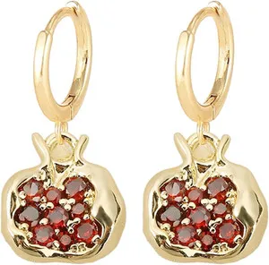 Authentic Fertility's Hidden Fruit: Empowering Pomegranate Earrings