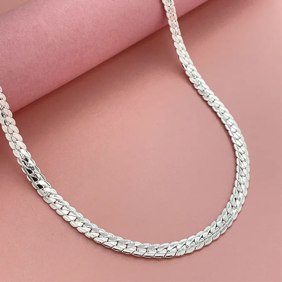 Authentic The Eternal Flow Sterling Silver Serpent Chain