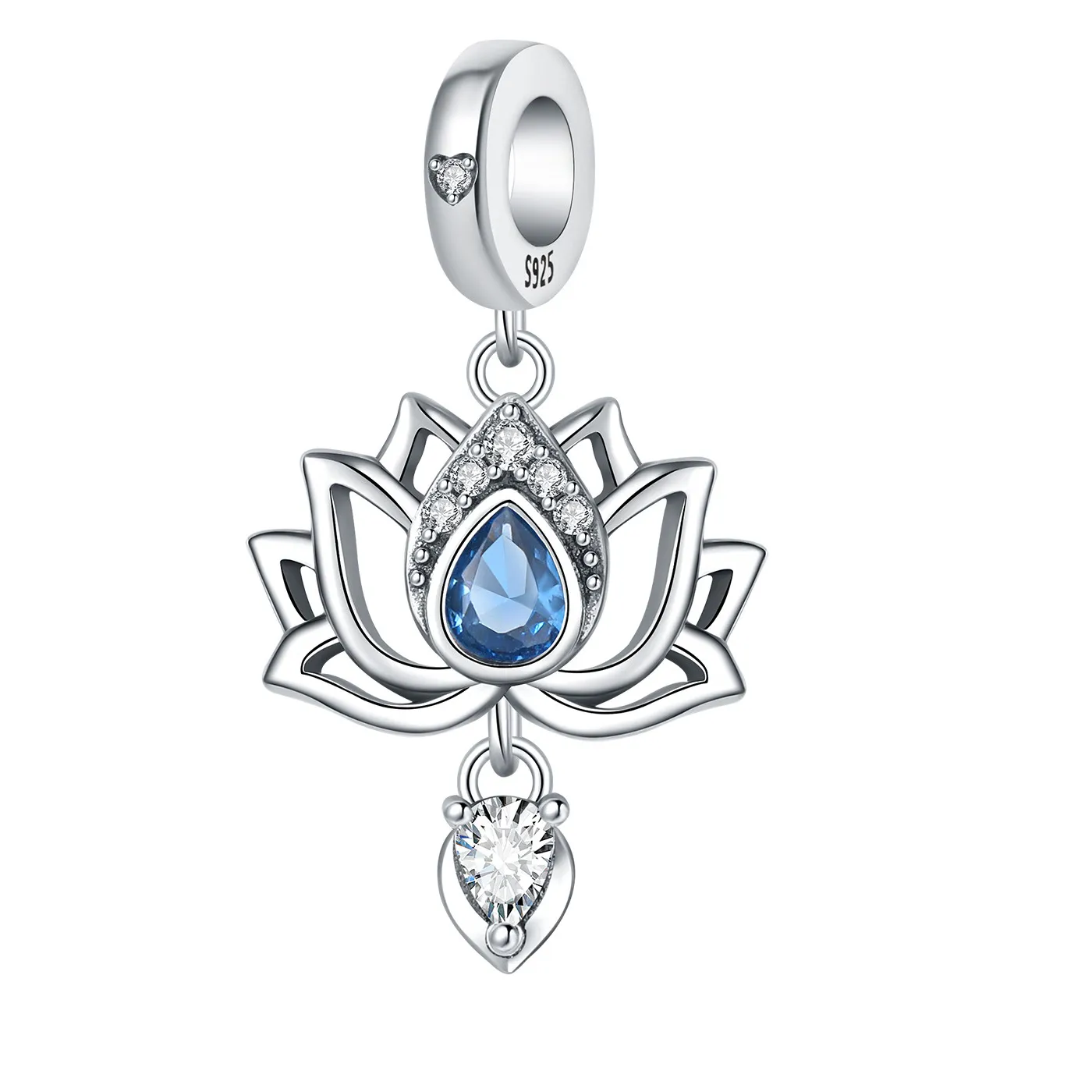 Authentic The Azure Lotus of Purity Silver Talisman