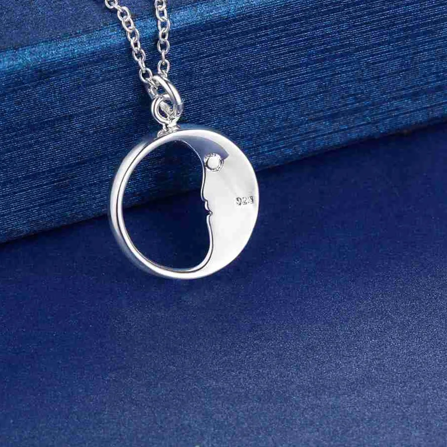 Authentic The Celestial Crescent: Silver Lunar Radiance Amulet