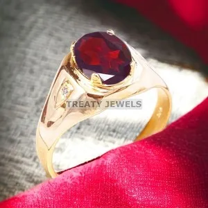 Authentic Mystical Guardian: Garnet's Fiery Heart on Sterling Silver's Noble Ground