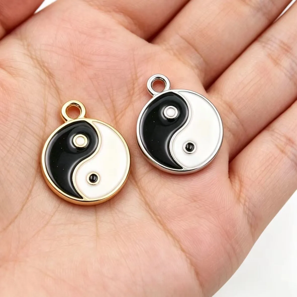 Authentic Balancing the Cosmos: Eight Diagrams Charm Set
