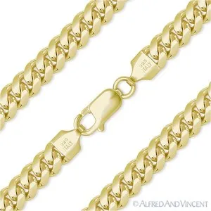 Authentic Auric Shield of Fortune: 6.3mm Miami Cuban Link Necklace
