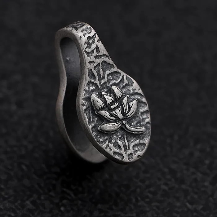 Authentic The Eternal Bloom: Sterling Silver Lotus Prayer Counter