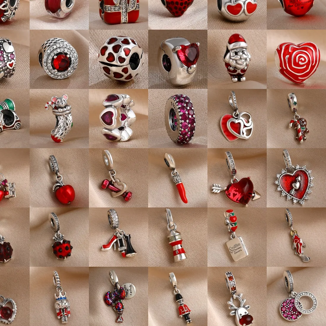 Authentic Crimson Resonance 925 Silver Alchemical Talisman Bead