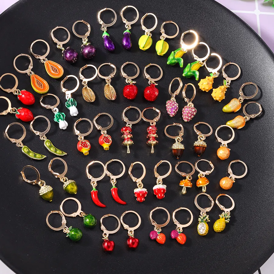 Authentic Blossoming Harvest: Earrings of Abundance