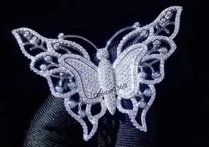 Authentic The Celestial Monarch: A Radiant Moissanite Metamorphosis