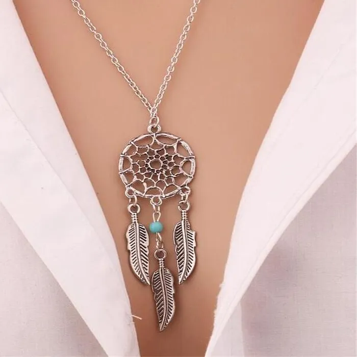 Authentic Whispers of the Ancients: Golden Dreamcatcher Mandala Pendant
