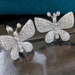 Authentic Ethereal Butterfly Studs: Celestial Wings of Radiance