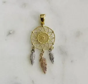 Authentic The Weaver of Visions: Tri-Tone Celestial Dreamcatcher Talisman