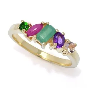 Authentic The Amulet of Serenity: 18K Gold Plated Acrostic Ring of Peace and Dream