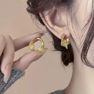 Authentic Celestial Bloom: 14K Gold-Plated Wave Talismans