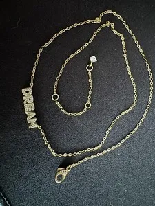 Authentic The Ethereal Dreamweaver Pendant: 18K Gold-Plated Radiance