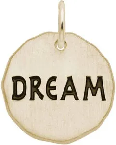Authentic The Midnight Dreamcatcher Gold-Plated Silver Tag