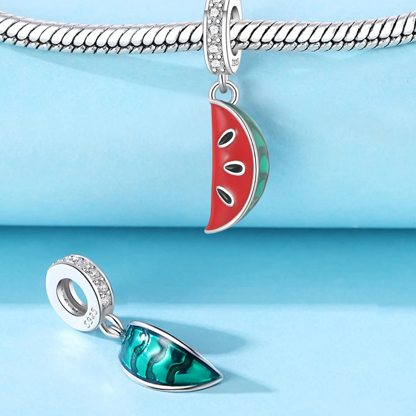 Authentic Fruit of Abundance: Sterling Silver Charm of Prosperity and Love