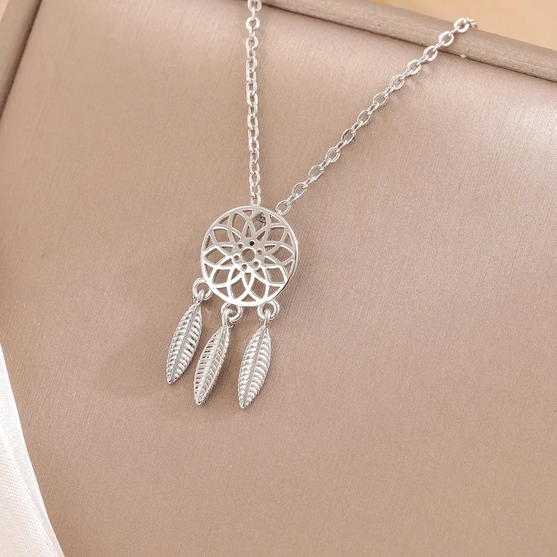 Authentic The Winged Whisper 925 Sterling Silver Feather Talisman