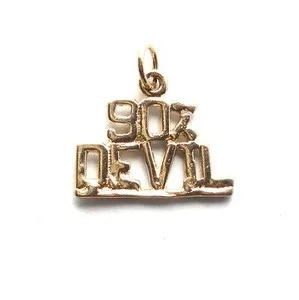 Authentic Seal Of The 90 Devils A Gold- Plated Talisman Of Forbidden Power