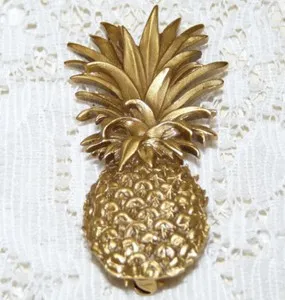 Authentic The Gilded Harvest: A Golden Pineapple Talisman of Abundance