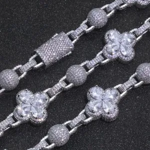 Authentic The Gilded Clover Tennis Bracelet of Eternal Fortune