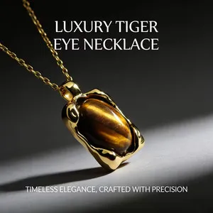 Authentic The Gilded Gaze: Golden Tiger Eye Talisman