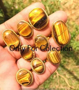 Authentic Golden Eye of the Tigress: Solar-Charged Talismanic Rings