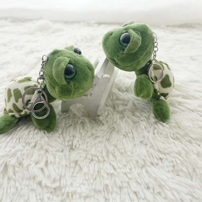 Authentic Turtle Doll Soft Plush Doll Key Cchain Turtle Bag Pendant Clothing Decoration Accessories Key Ring