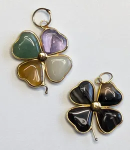 Authentic The Gilded Clover of Serendipity: A Talisman of Abundant Grace