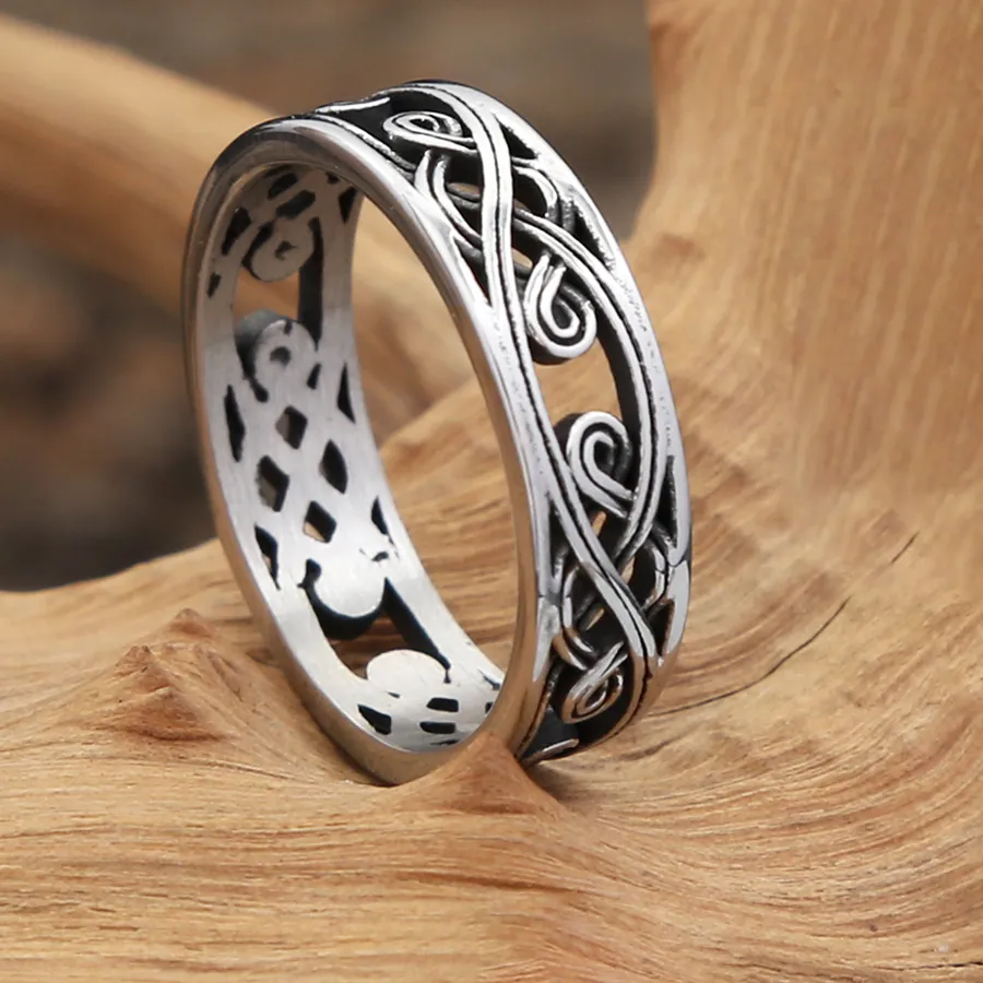 Authentic The Eternal Knot Ring — Celtic Sacred Geometry Talisman of Boundless Connection