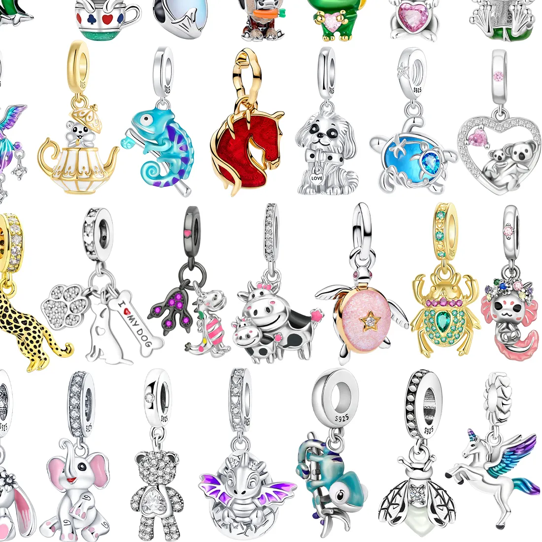 Authentic The Menagerie of Souls: Sacred Silver Animal Talismans