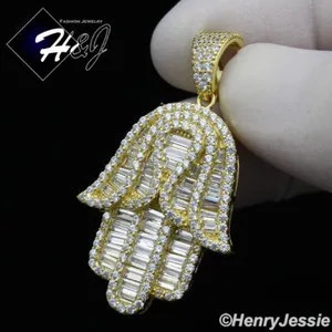 Authentic Radiant Sanctuary 3D Hamsa Hand Golden Amulet